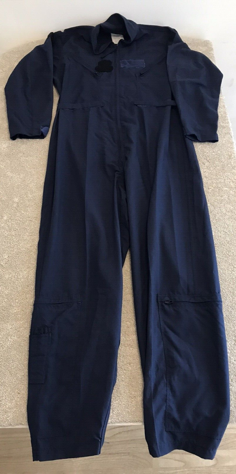 SAC Missile Crew Coveralls Blue Adult 40L Non Fire Resistant US Military