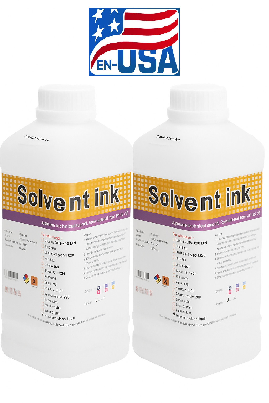 Eco Solvent Cleaner Cleaning Solution Roland Mutoh Mimaki DX XP600 2 L USA Ship