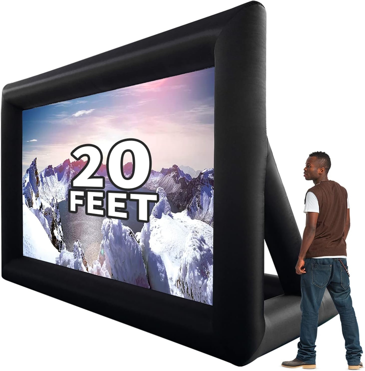 20ft Inflatable Projector Screen for Stunning Outdoor Cinematic Experiences