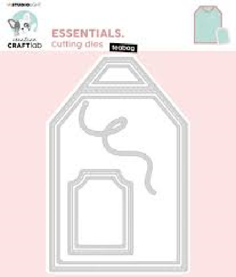STUDIO LIGHT-  ESSENTIALS CUTTING DIES  - TEA BAG