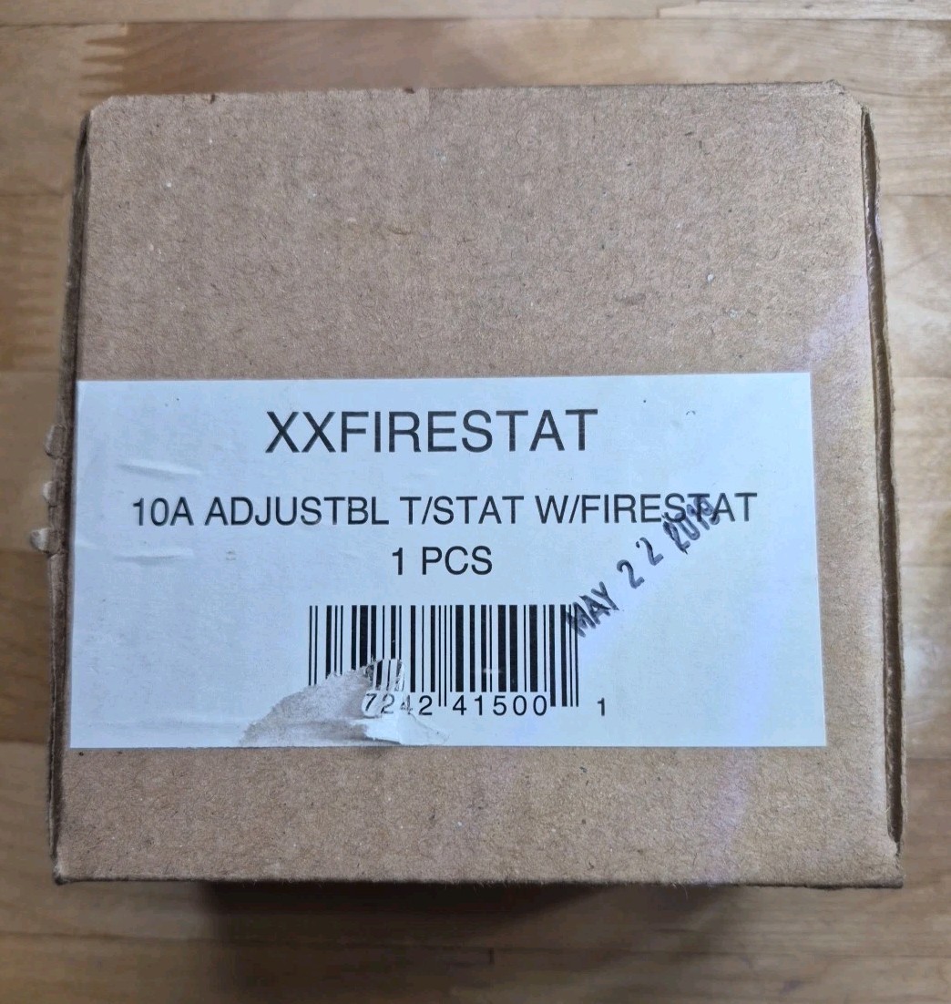 Xxfirestat 10amp Adjustable Programmable Thermostat For Power Attic Ventilator