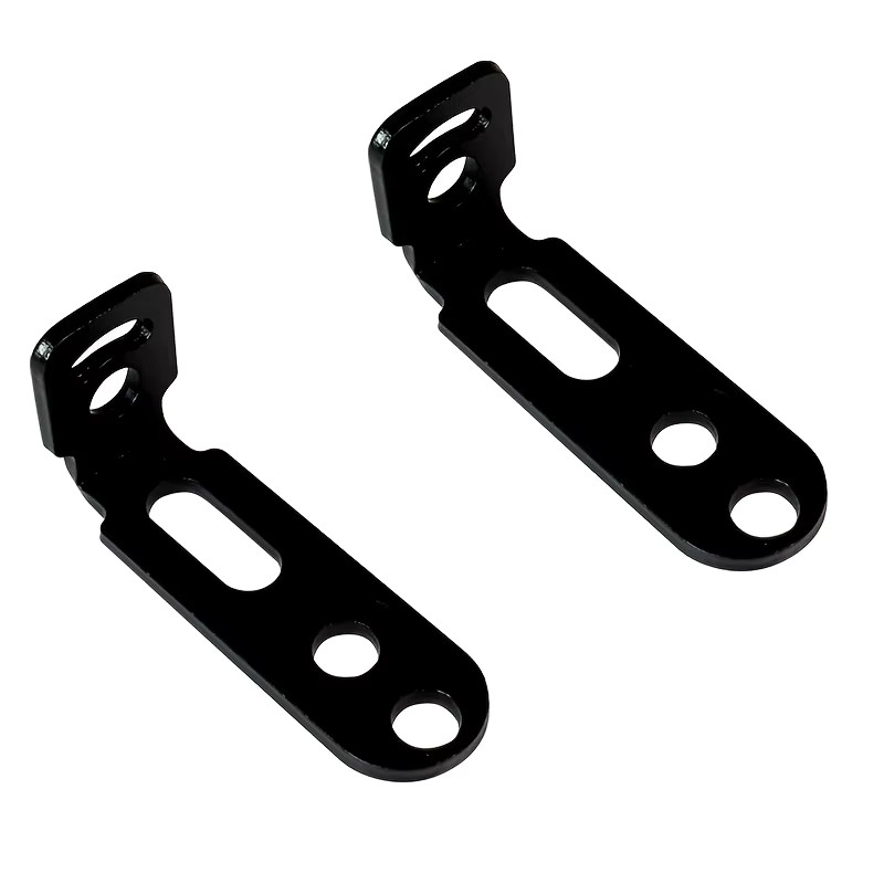 L Shape Motorcycle Headlight Bracket LED Light Extension Holder Mount Retrofit