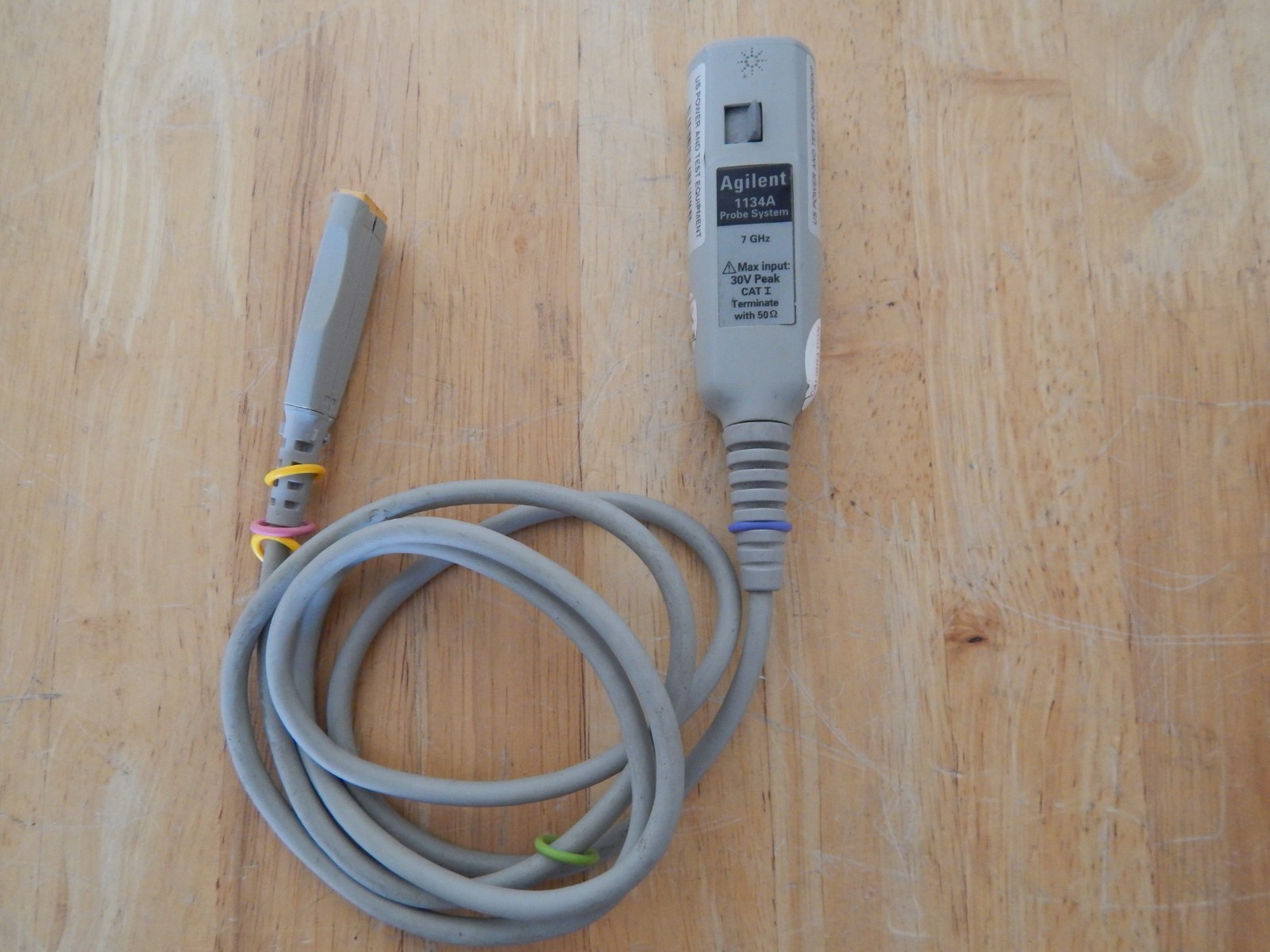Keysight (Agilent) 1134A InfiniiMax 7 GHz Probe, broken plastic @ connector head