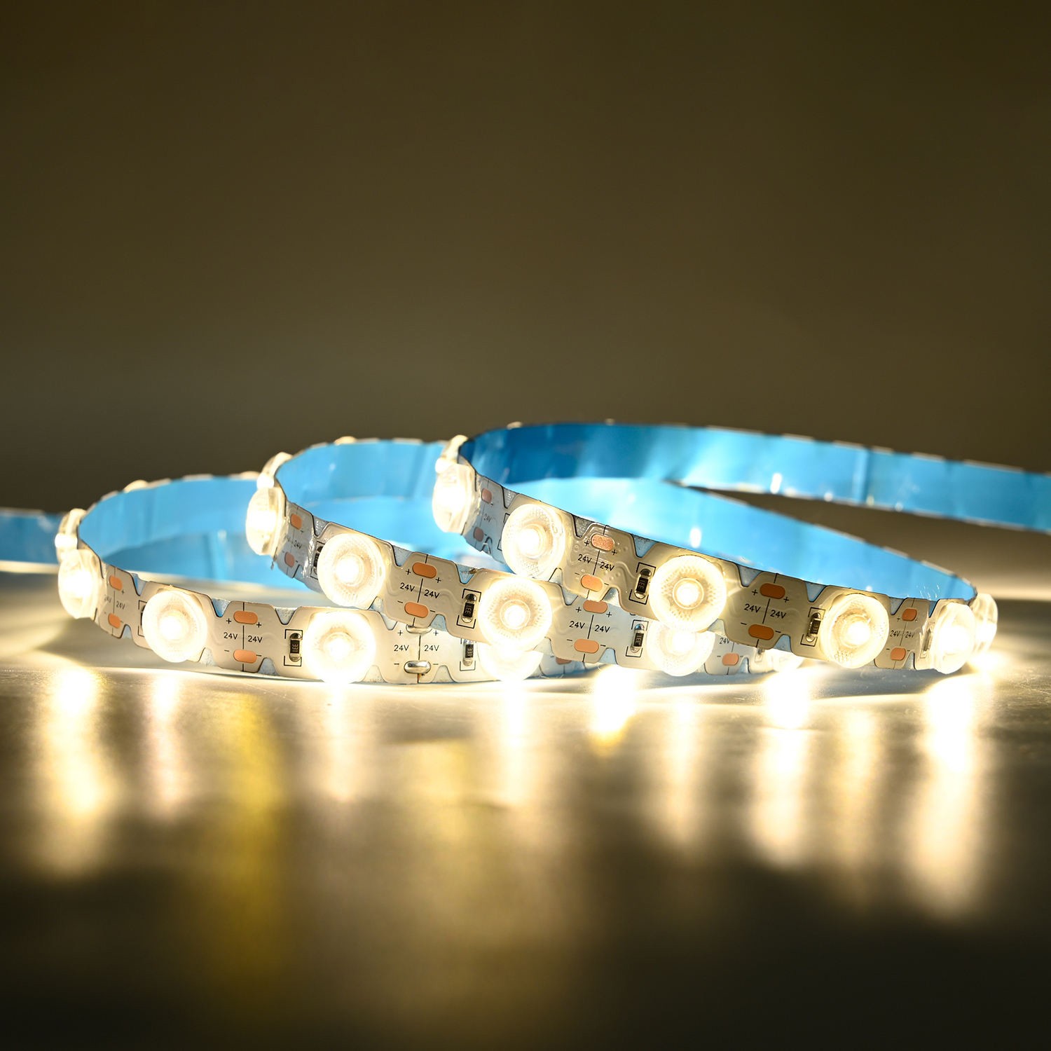DC24V 36LEDs/m S Shape Bendable Flexible Diffuse Reflection Room LED Light Strip