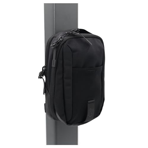 Black Crossbody Bag Sling Chest Bag for Men and Women | Magnetic Gym Bag for