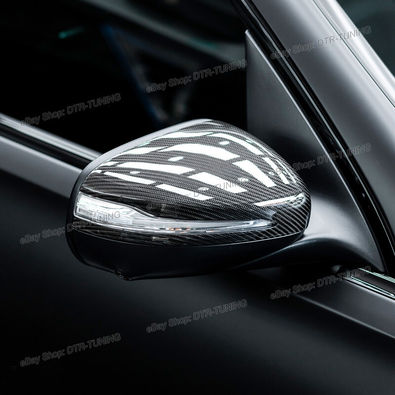 For Mercedes GLE 53 63 AMG W167 C167 2019-2025 Carbon Fiber Side Mirror Covers
