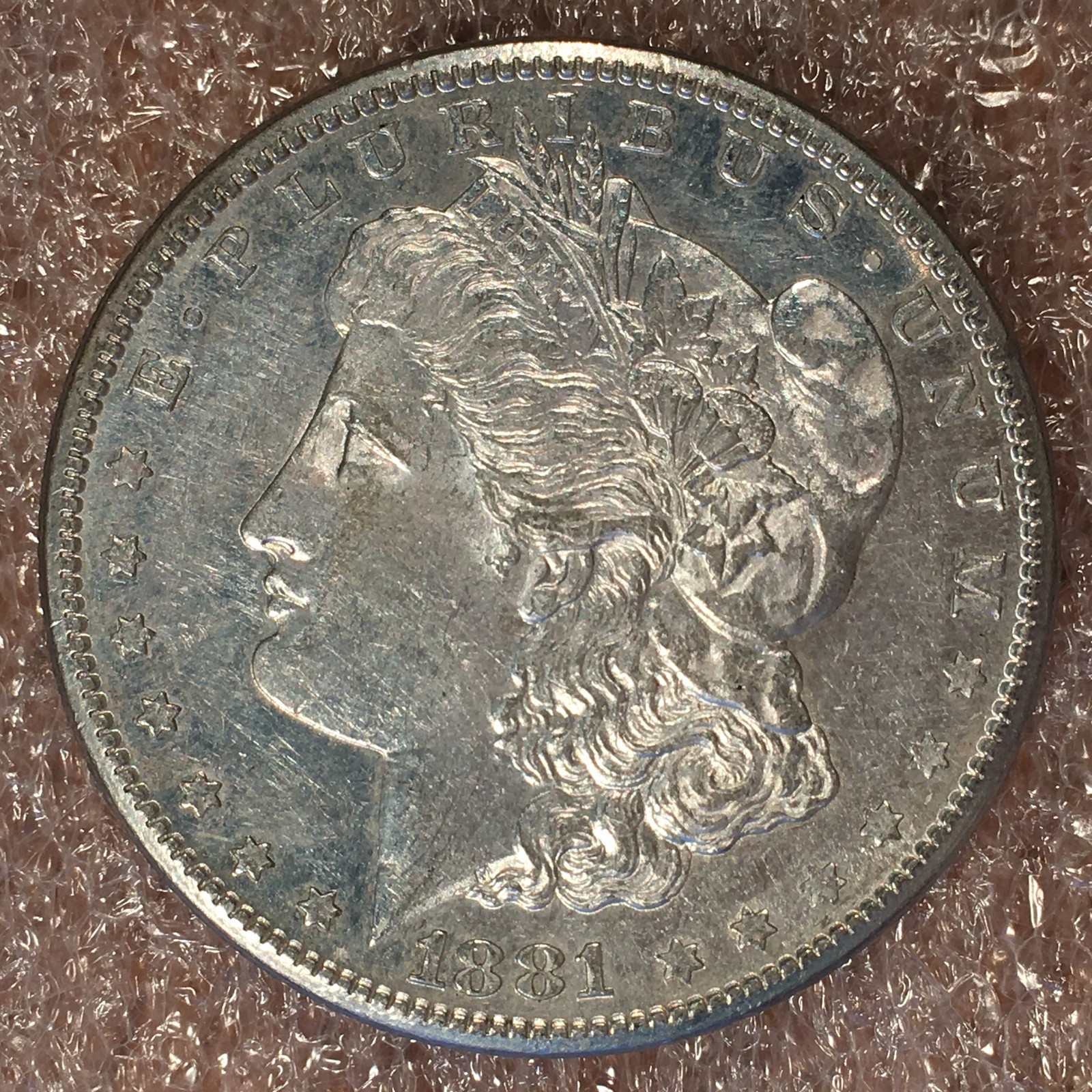 1881-S Morgan Silver Dollar - Nearly Uncirculated - High Quality Scans #H534