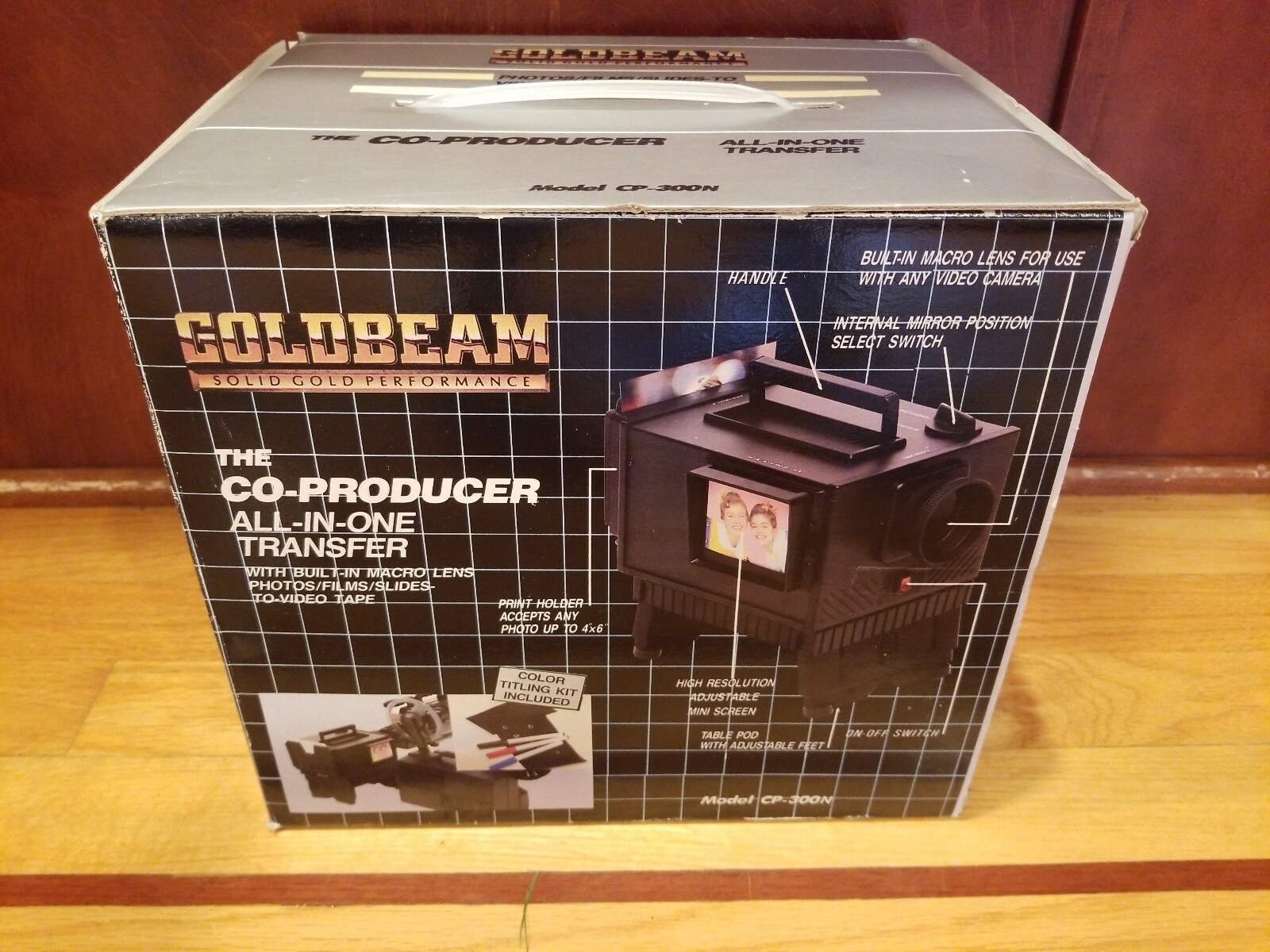 Vintage GOLDBEAM CO PRODUCER All in One VIDEO TRANSFER System Kit MODEL CP-300N