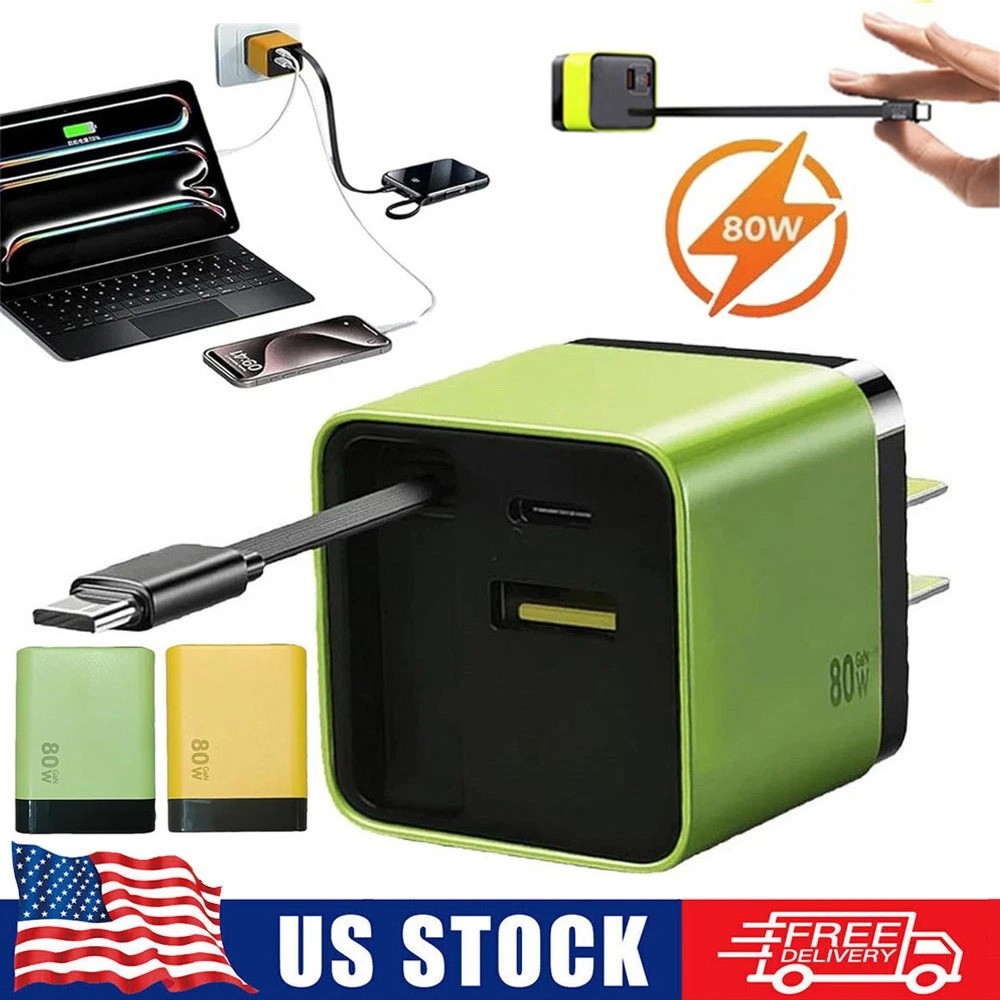 Charger Scalable 80w Max Fast Charger Module With Type C & USB Ports For iPhone