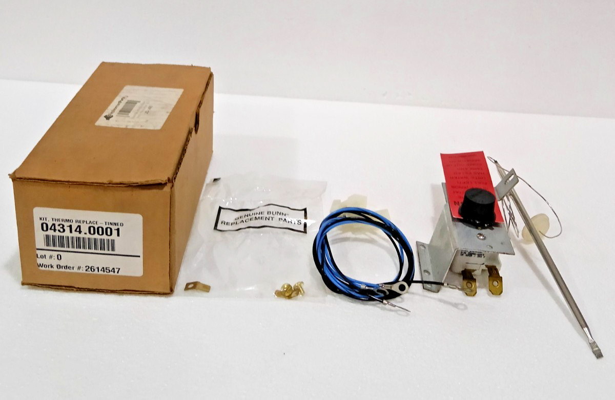 *NEW IN BOX* 04314.0001 Bunn Kit Thermo Replace Tinned Genuine