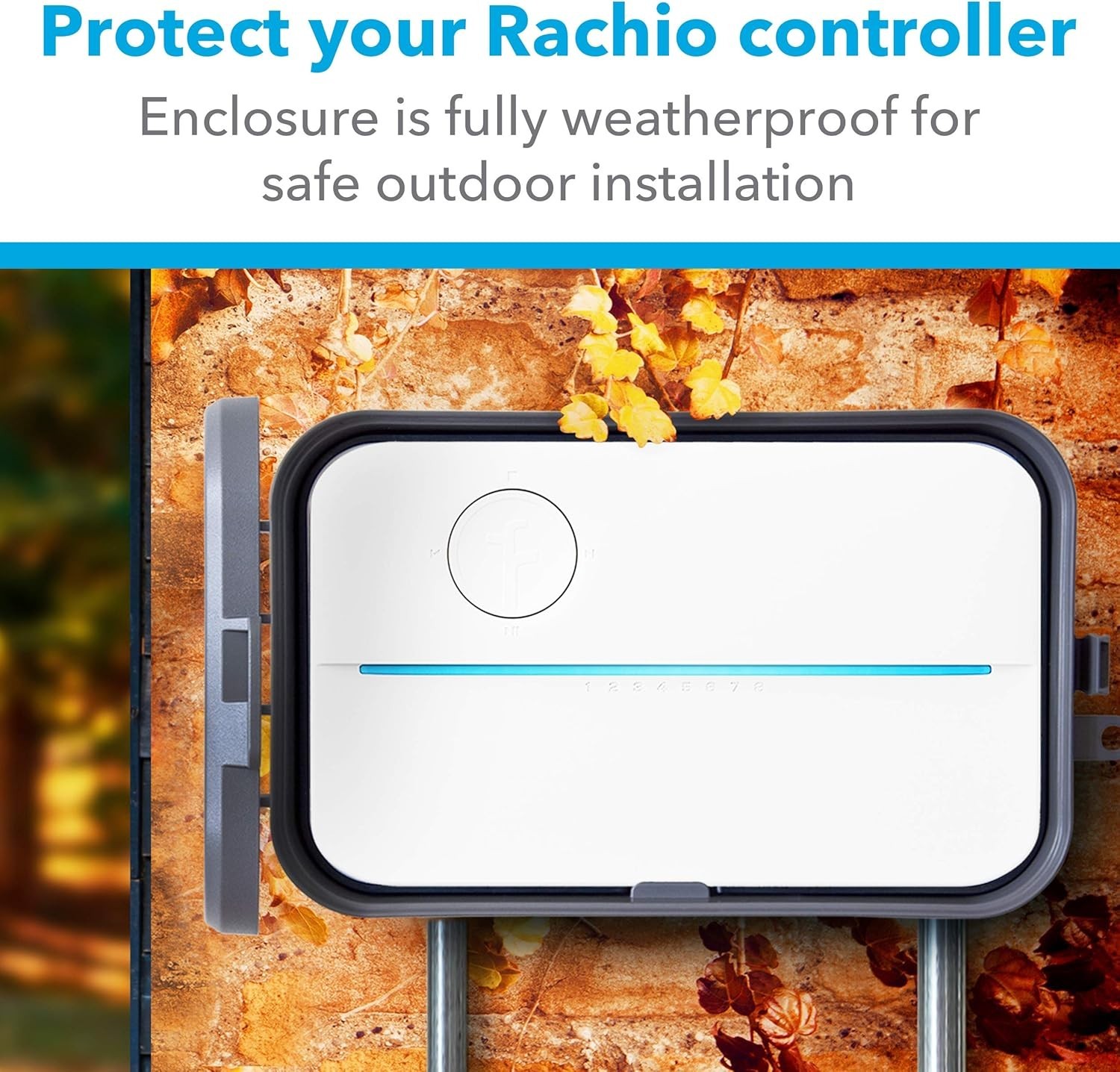 Smart Sprinkler Controller Weatherproof Outdoor Enclosure, Compatible with 3 ...