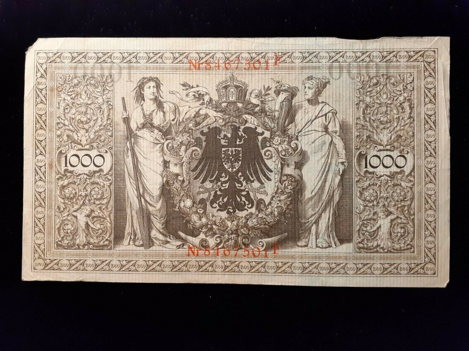 1910 1,000 MARK GERMANY P 45b
