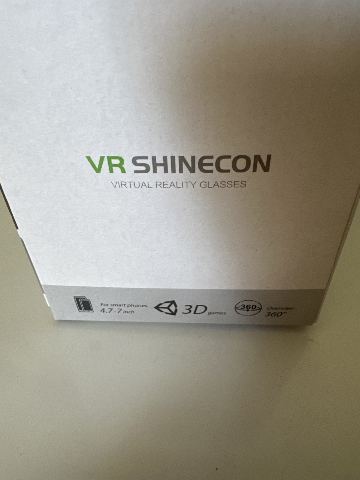 VR Shinecon Virtual Reality Glasses Unused