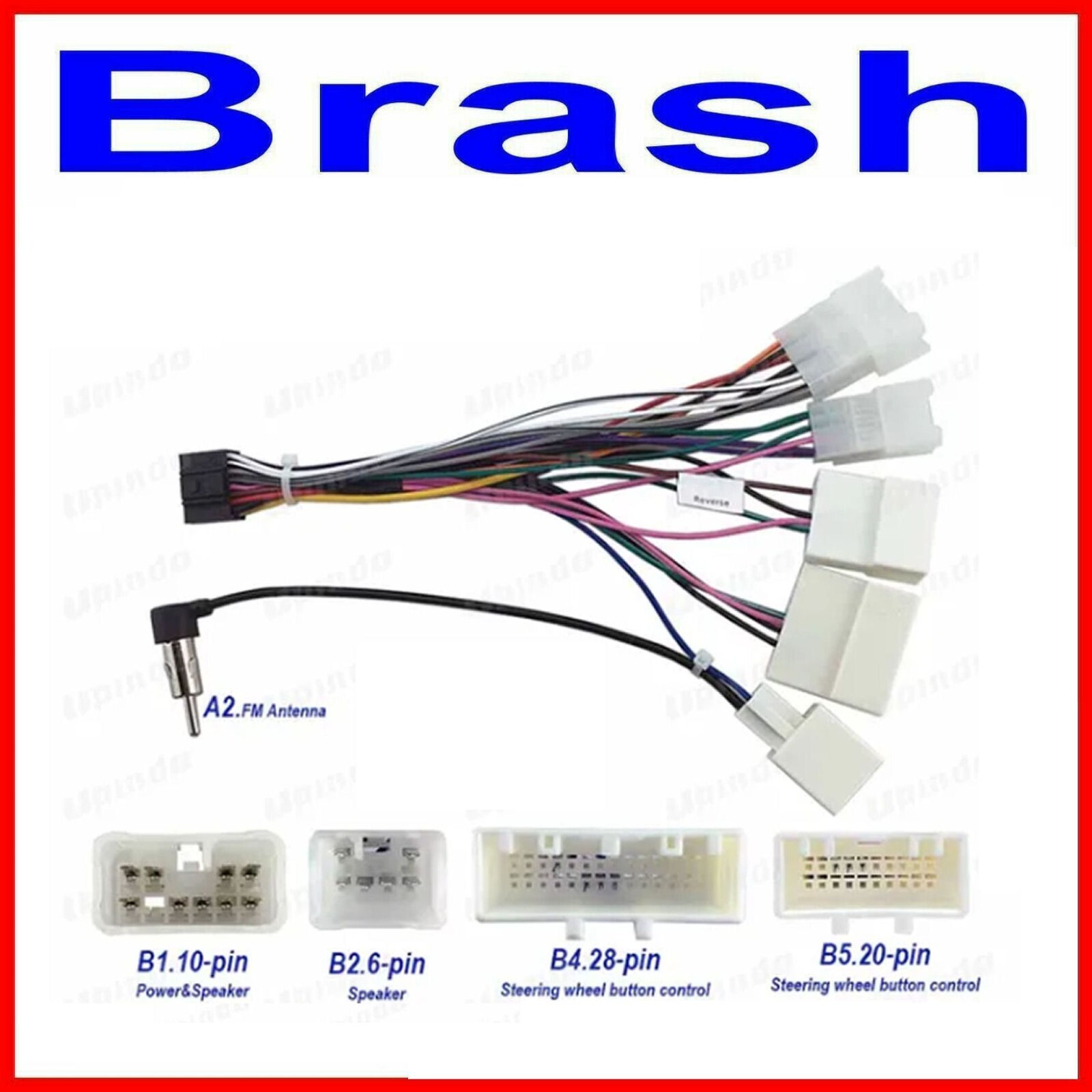 for RAV4 2001-2011  POWER / STEERING /ANTENNA ADAPTOR CABLE FOR ANDROID STEREO