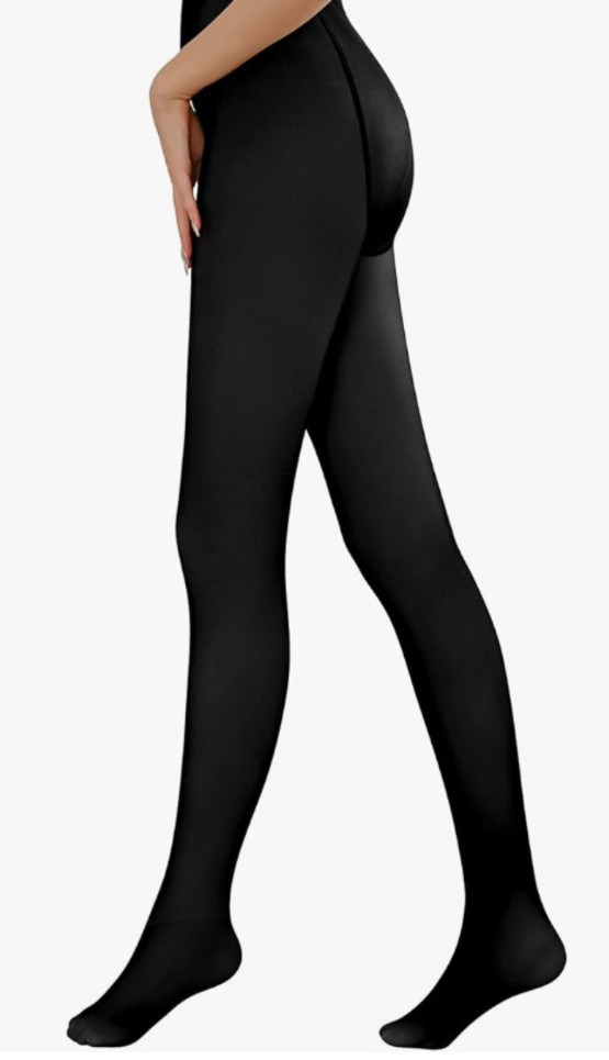 NEW Yusongirl Pantyhose Fake Translucent Stretchy Slim Thermal Tights Size Small