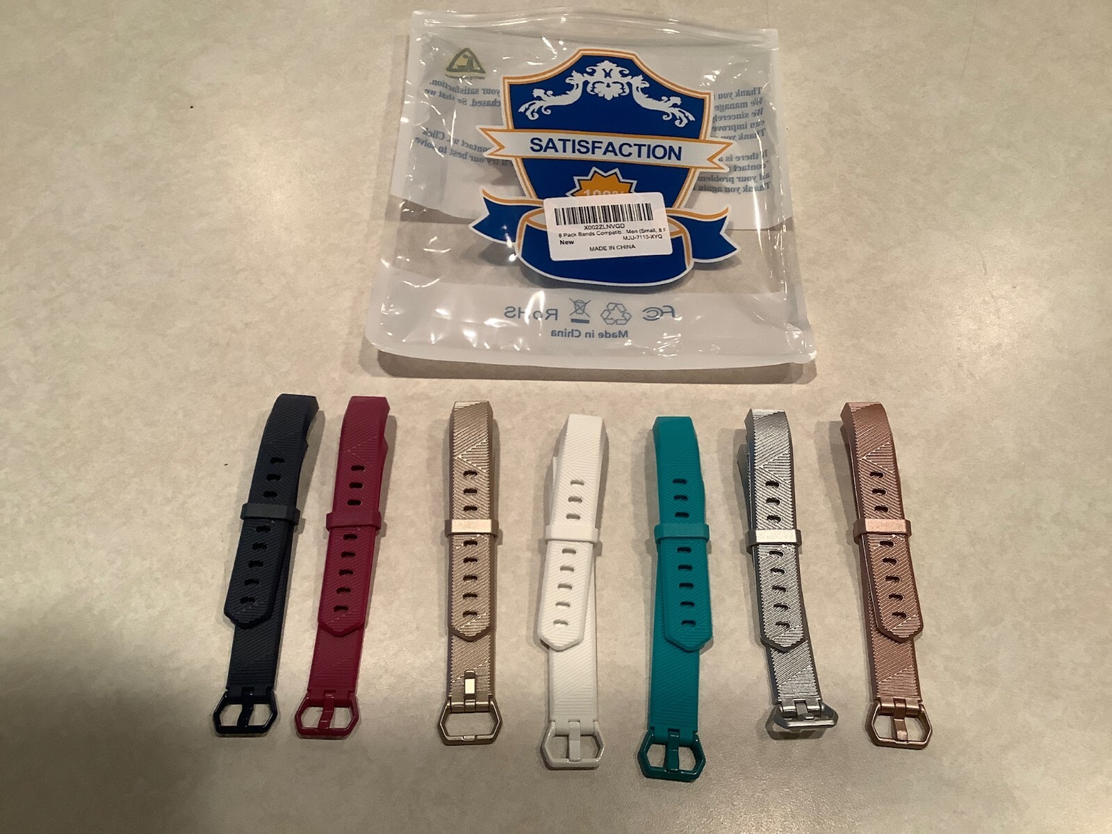 FitBit Alta NEW wrist bands,SMALL, LOT of 7 in package