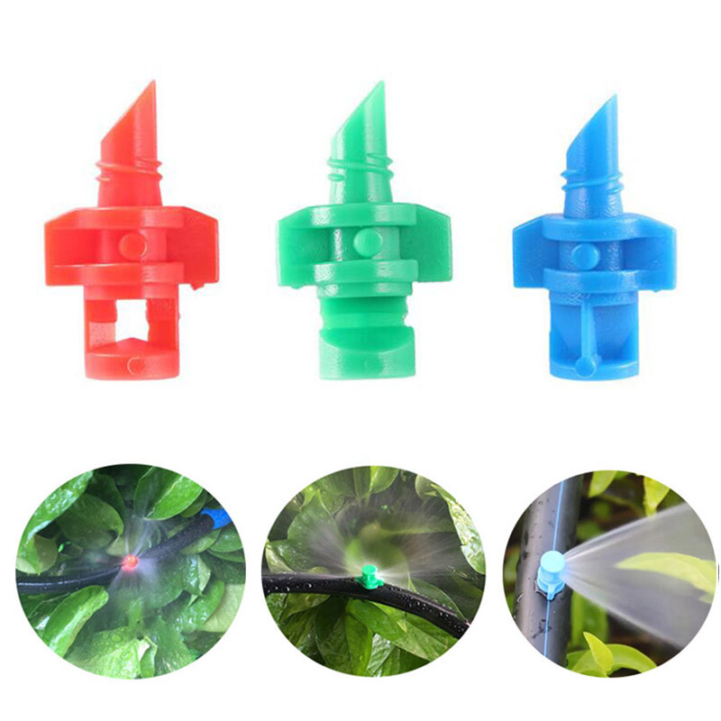 50x 90° 180° 360° Micro Spray Nozzle Sprinkler Garden Lawn Irrigation System