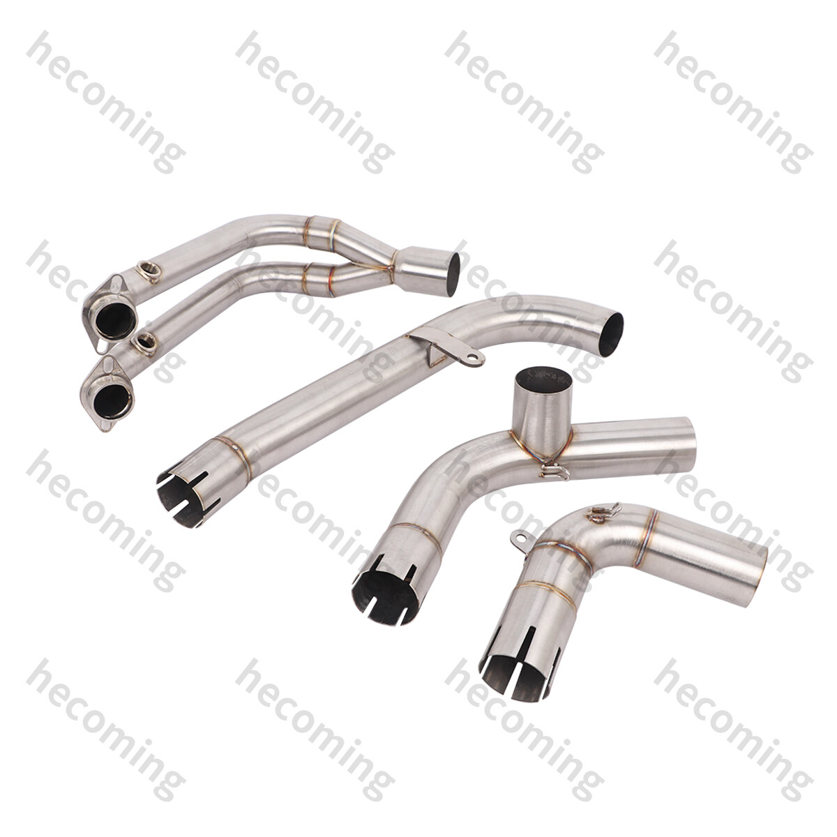 Full Exhaust System Daul Muffler Header Pipe For CFMOTO 450SR-S 450SRS 2023-2025