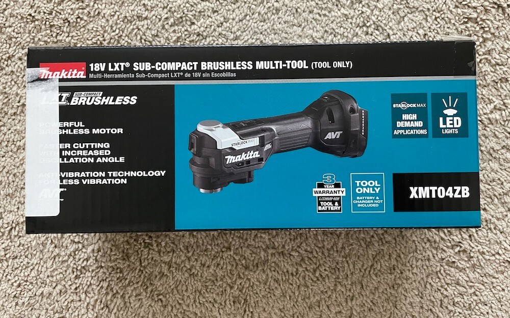 NEW! Makita XMT04ZB 18V LXT Sub-Compact Multi-Tool (Tool Only)