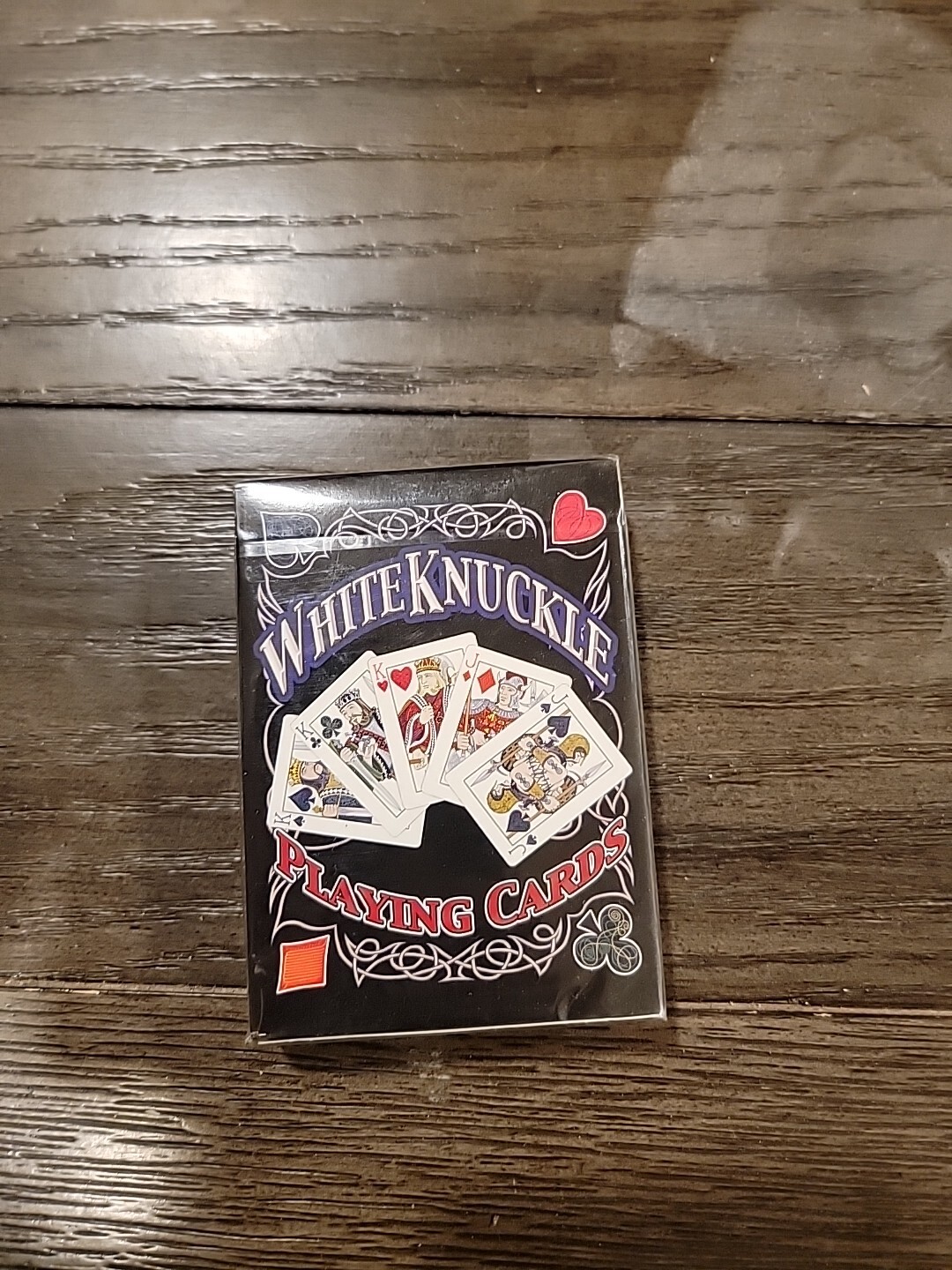 1st edition WHITE KNUCKLE Playing Cards by  of Pain Art and Bicycle