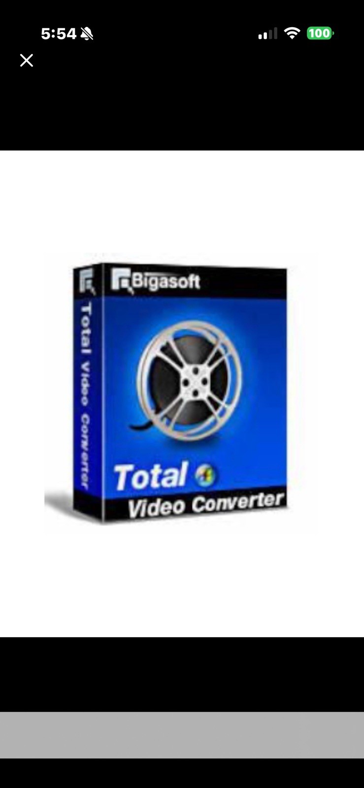 Bigasoft Total Video Converter  (1 PC)
