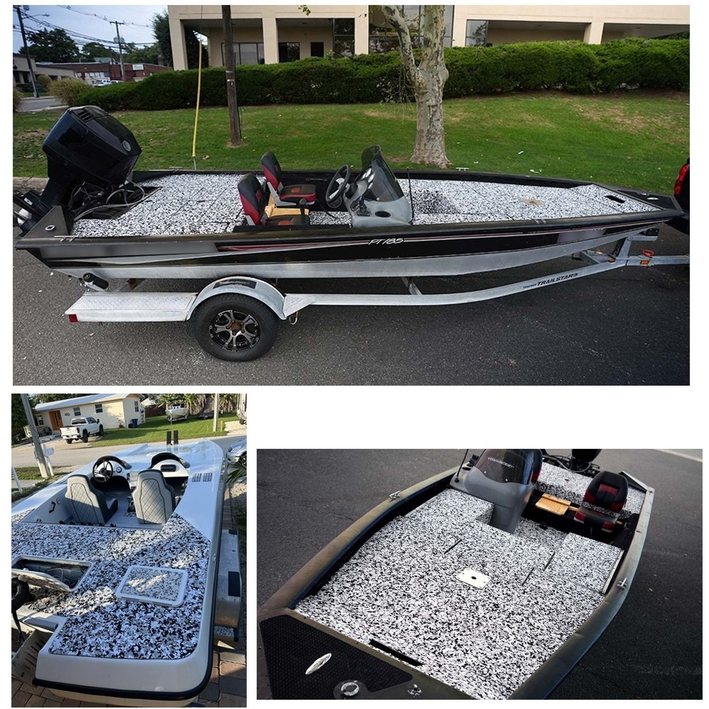 EVA Foam Boat Flooring , Non-Skid Mat for Aluminum Bass Boats 94.5" Tracker Camo
