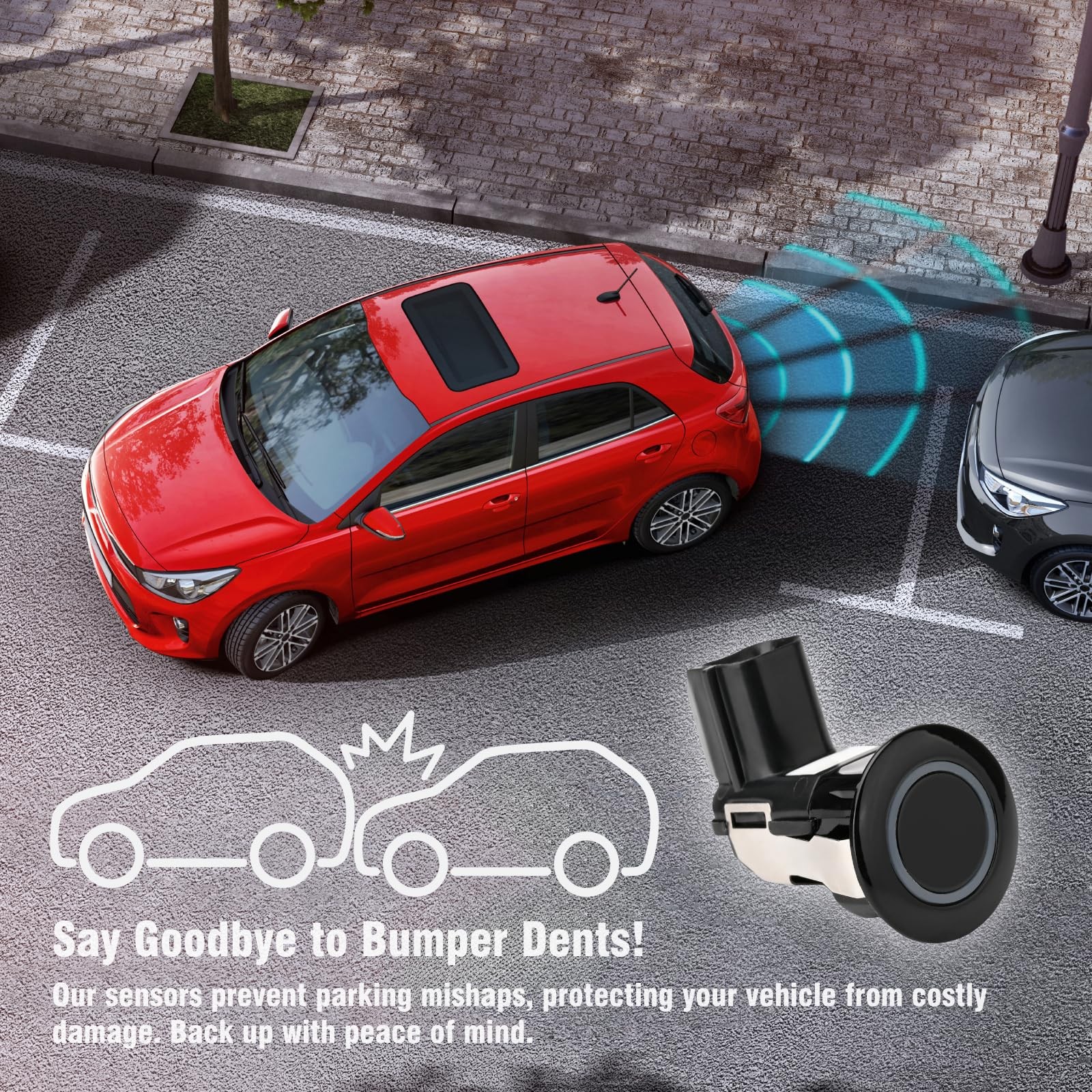 Reverse Backup Parking Assist Sensor Compatible Flex MKT Fusion Edge Explorer