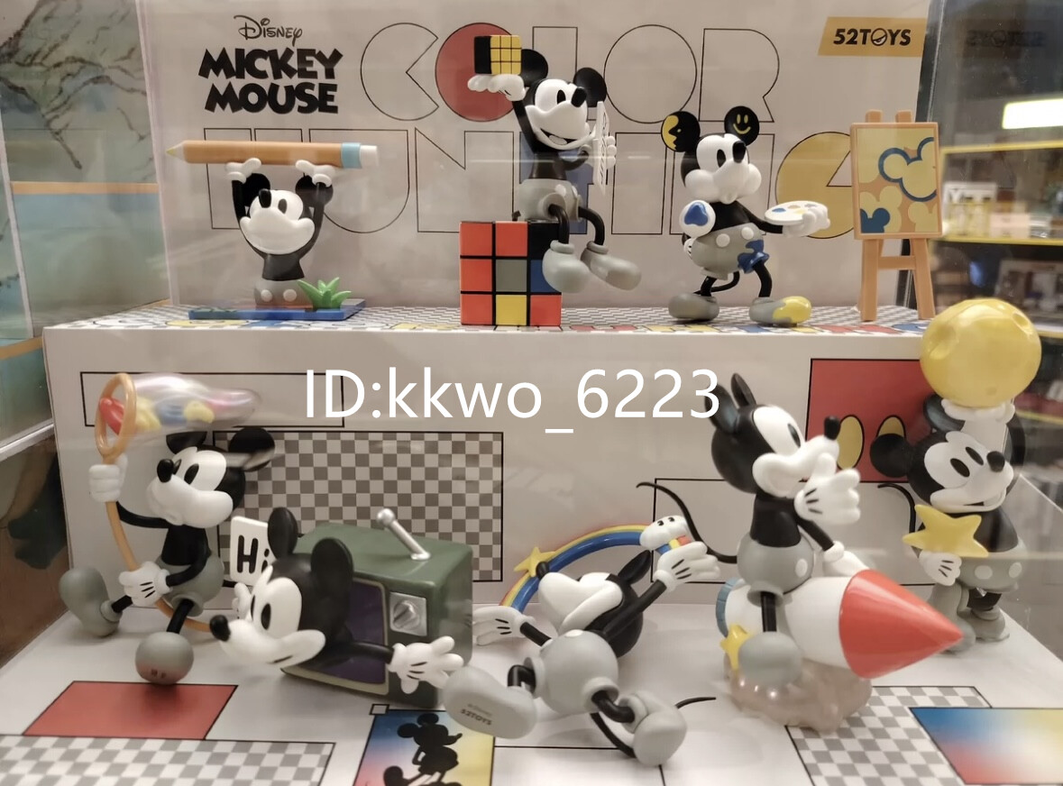 Authentic 52Toys Mickey Color Hunting Confirmed Blind Box Figure HOT TOYS Gift