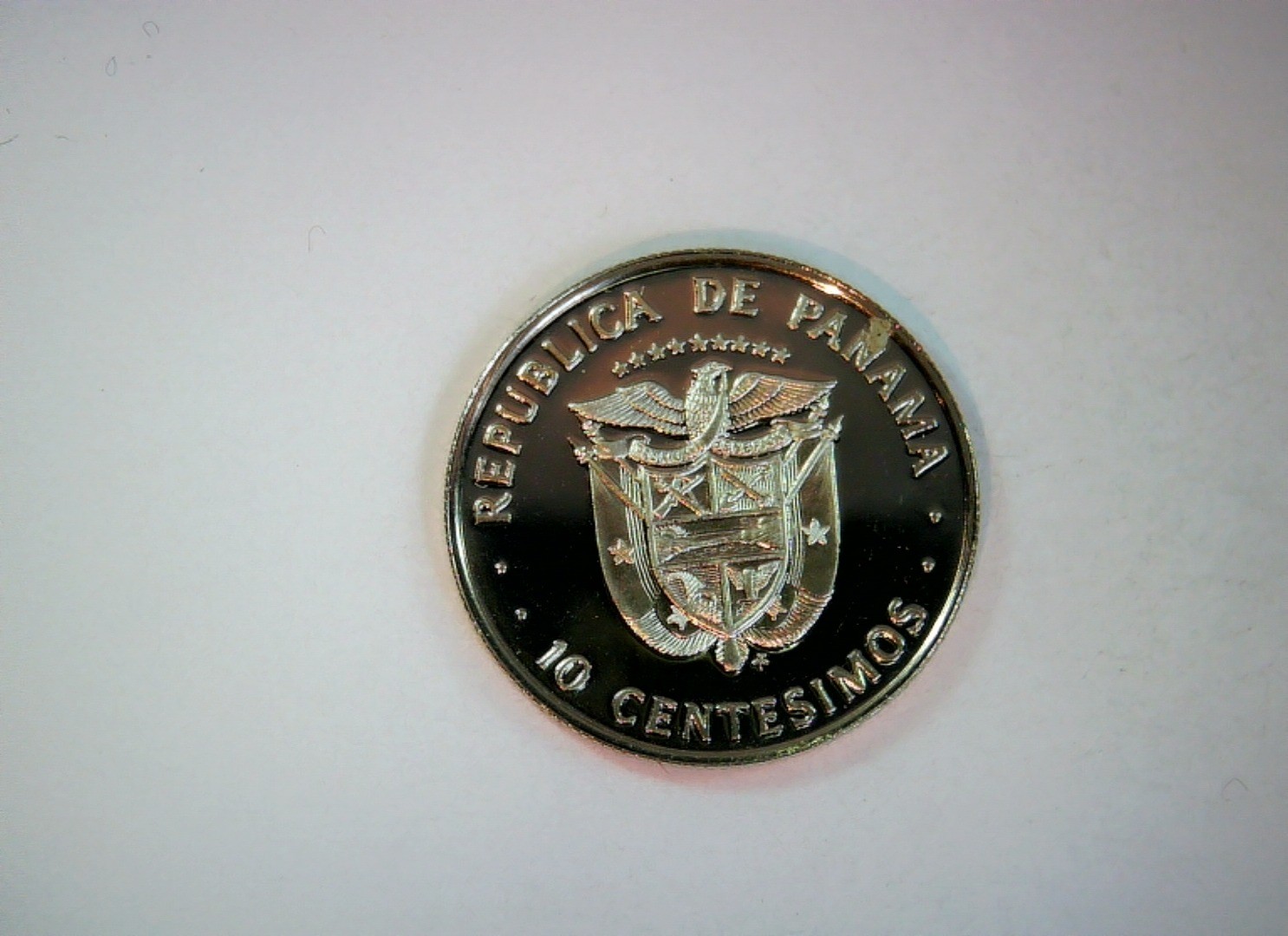 Panama 1975 10 Centesimos Manuel E. Amador 10 Centesimos Coin