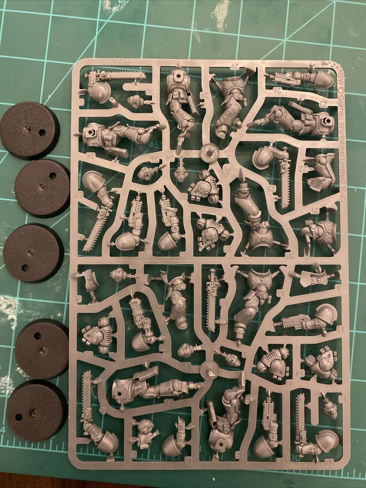 Warhammer 40k Space Marine Primaris Assault Intercessors 5X NoS Indomitus(#5162)