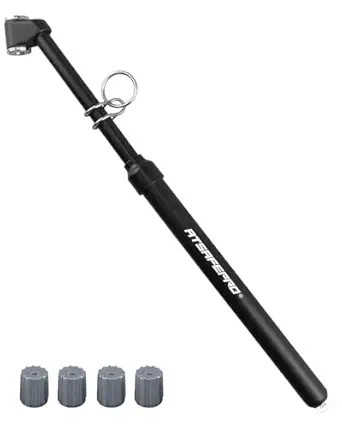 Dual Head Tire Pressure Gauge - 10-150PSI, Heavy Duty St Size: Pack of 1 Black