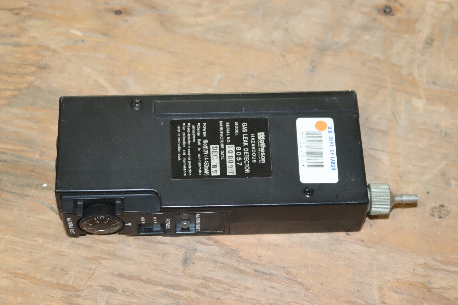 Matheson 8057 Hazardous Gas Leak Detector