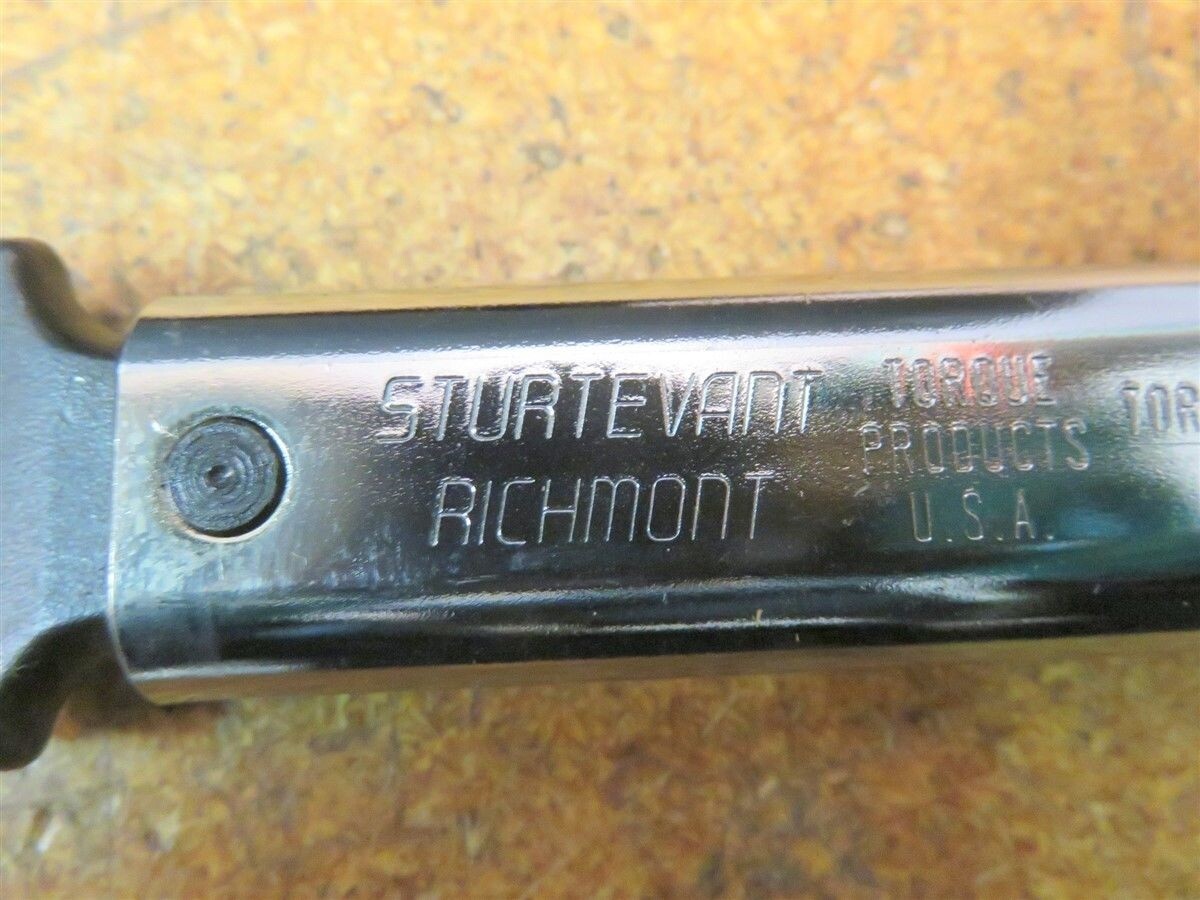 Torq-Tester E-M-H150 System 3 Sturtevant Richmont Hand Torque Tool Analyzer W7B