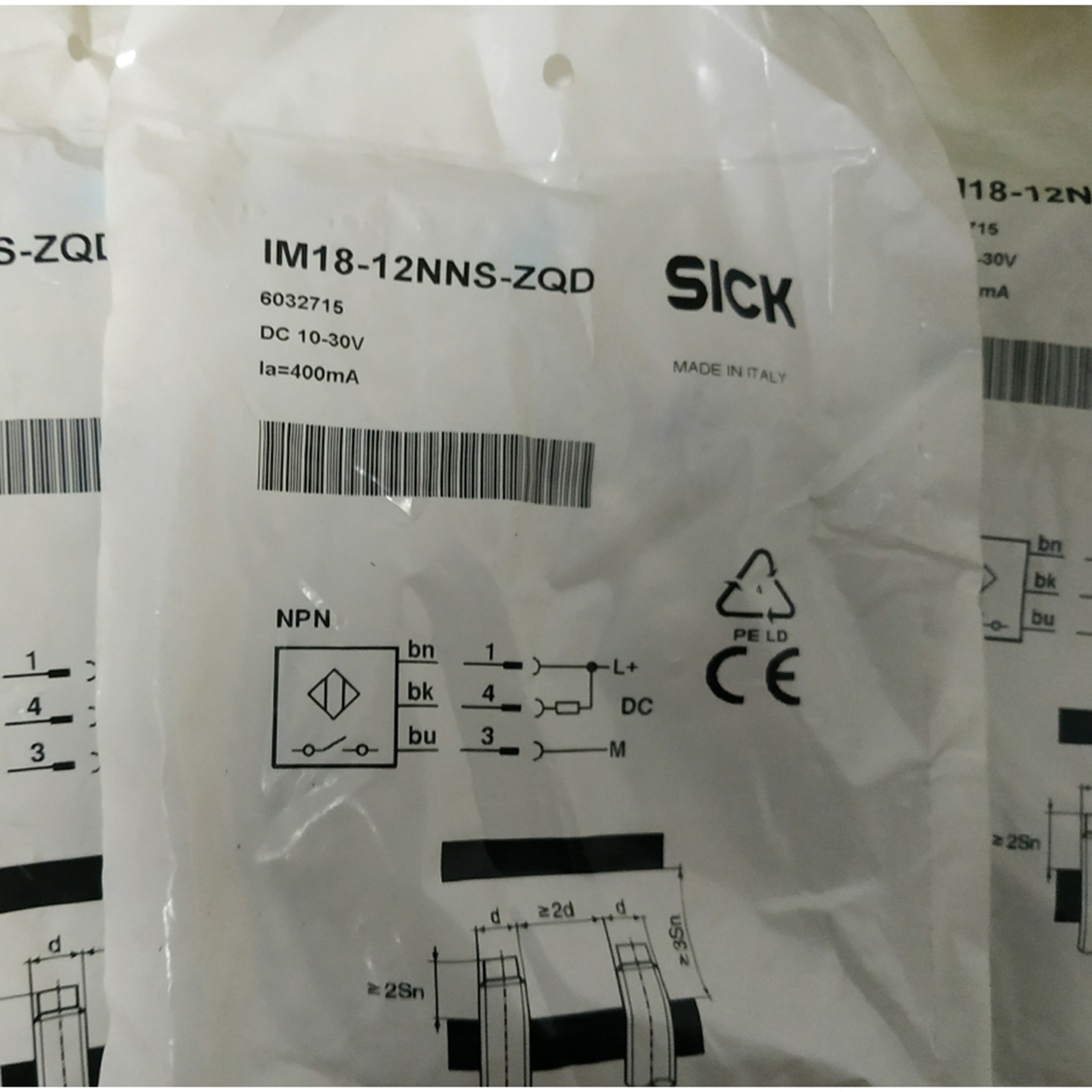 One brand new Sick IM18-12NNS-ZQD Proximity Switch Free ship