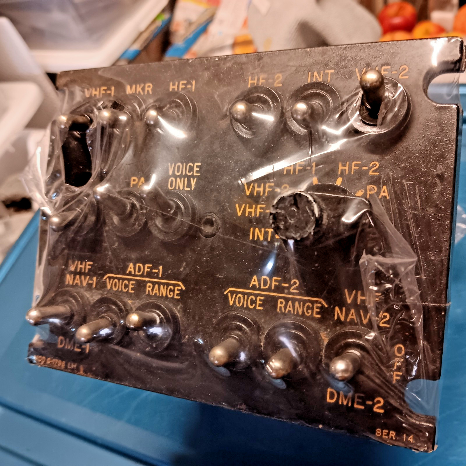 Gables Engineering Audio Control Panel PN: G-1796 aviation avionics AIRCRAFT