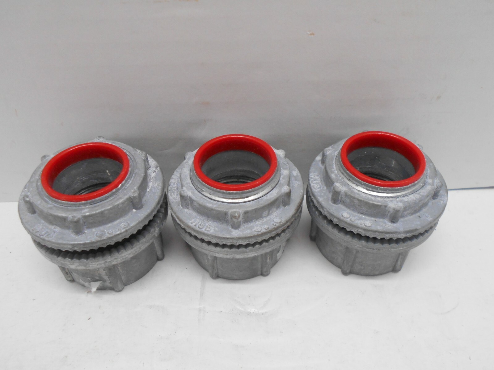 Lot Of 3 Myers Scru-Tite 1" Rigid Conduit Hub Connector Crouse-Hinds Conduit