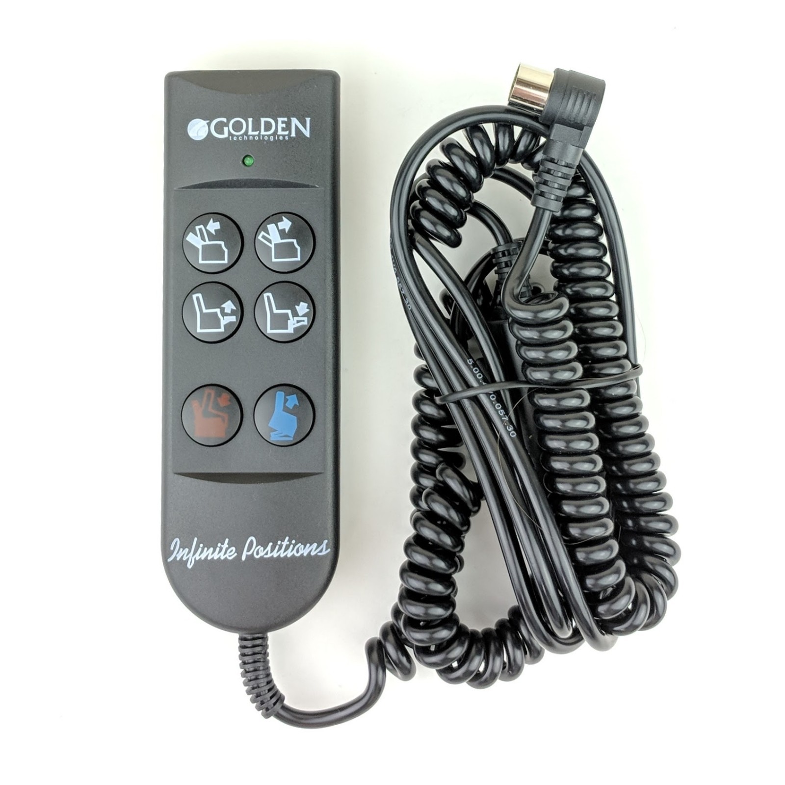 Golden Technologies 6-Button Maxicomfort Lift Chair Hand Control ZK756HCL 5-Pin