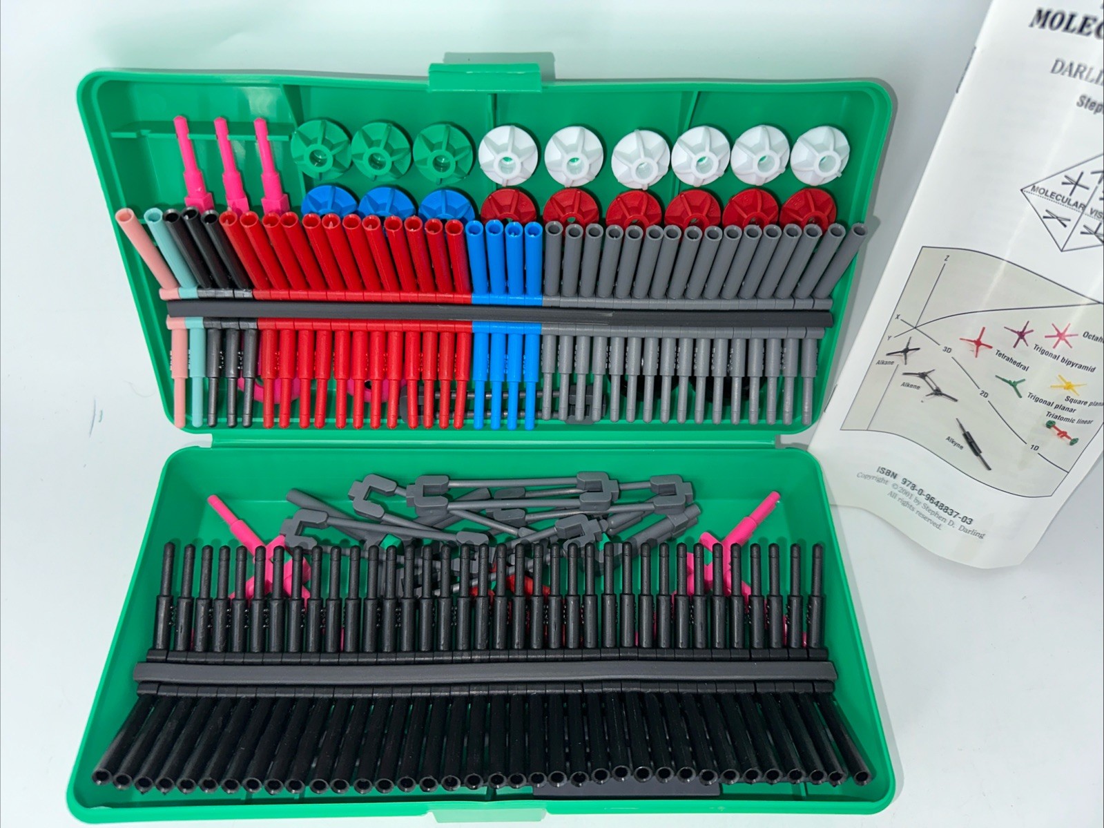 Darling Models MOLECULAR VISIONS FLEXIBLE Stereo Chemistry Model Kit READ!