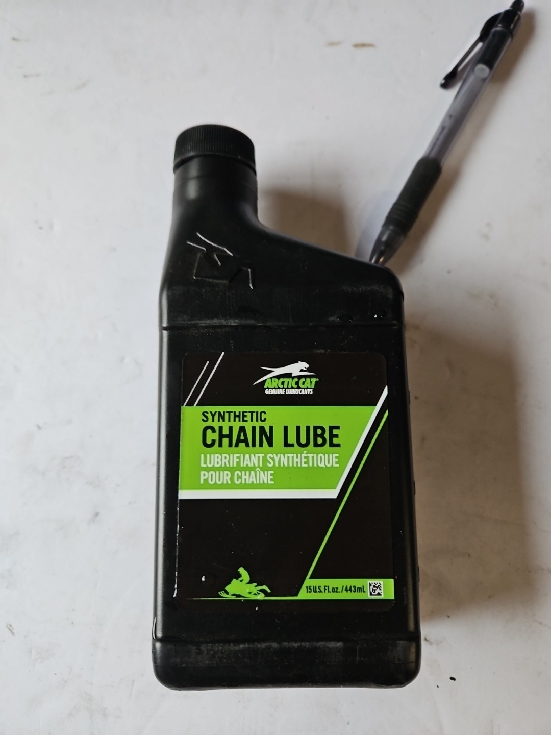 Genuine Arctic Cat 6639-539 Full Synthetic Chain Lube 15oz Bottle NOS OEM OilSh