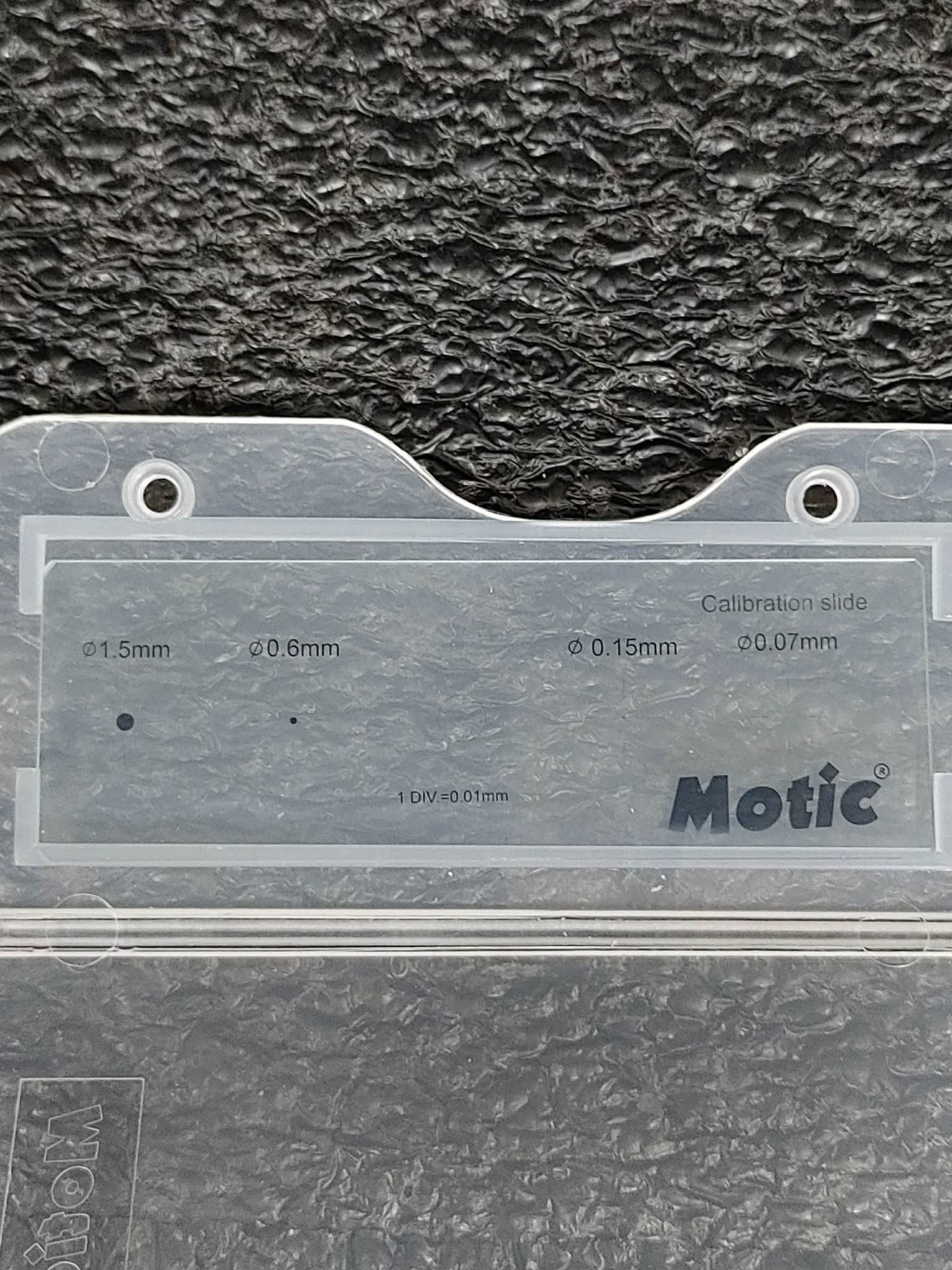 Moticam 3 Calibration Slide