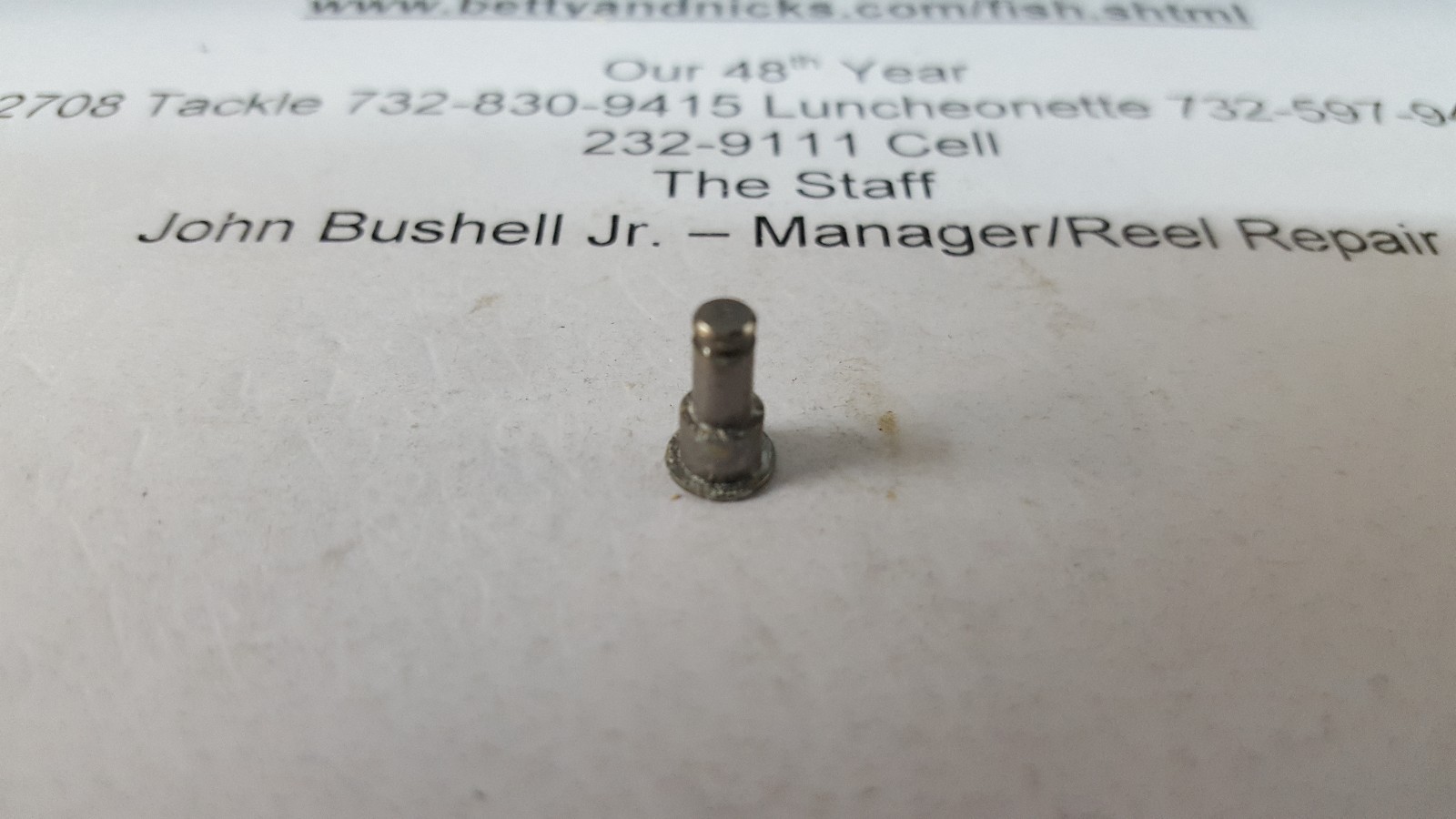 1 Daiwa Part# F15-2501 Bail Arm Screw Fits TD700I-1000I, TD-X2500I, T-S3500I ..