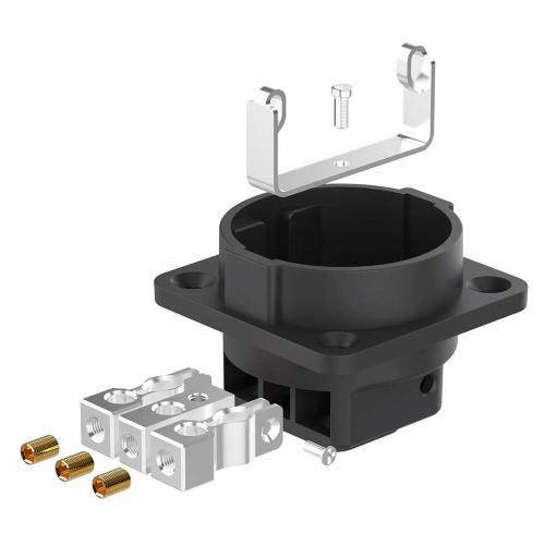 Schuko Double Socket Wall Socket Copper Power Receptacles Outlets EU Version x1
