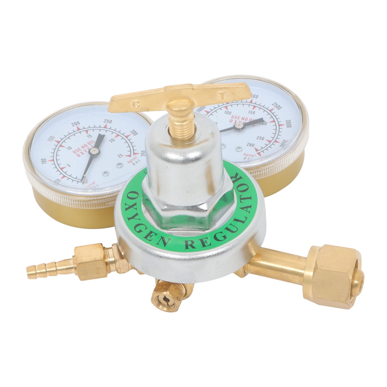 CGA 540 Oxygen Gas Welding Regulator Pressure Gauge Type Solid Brass