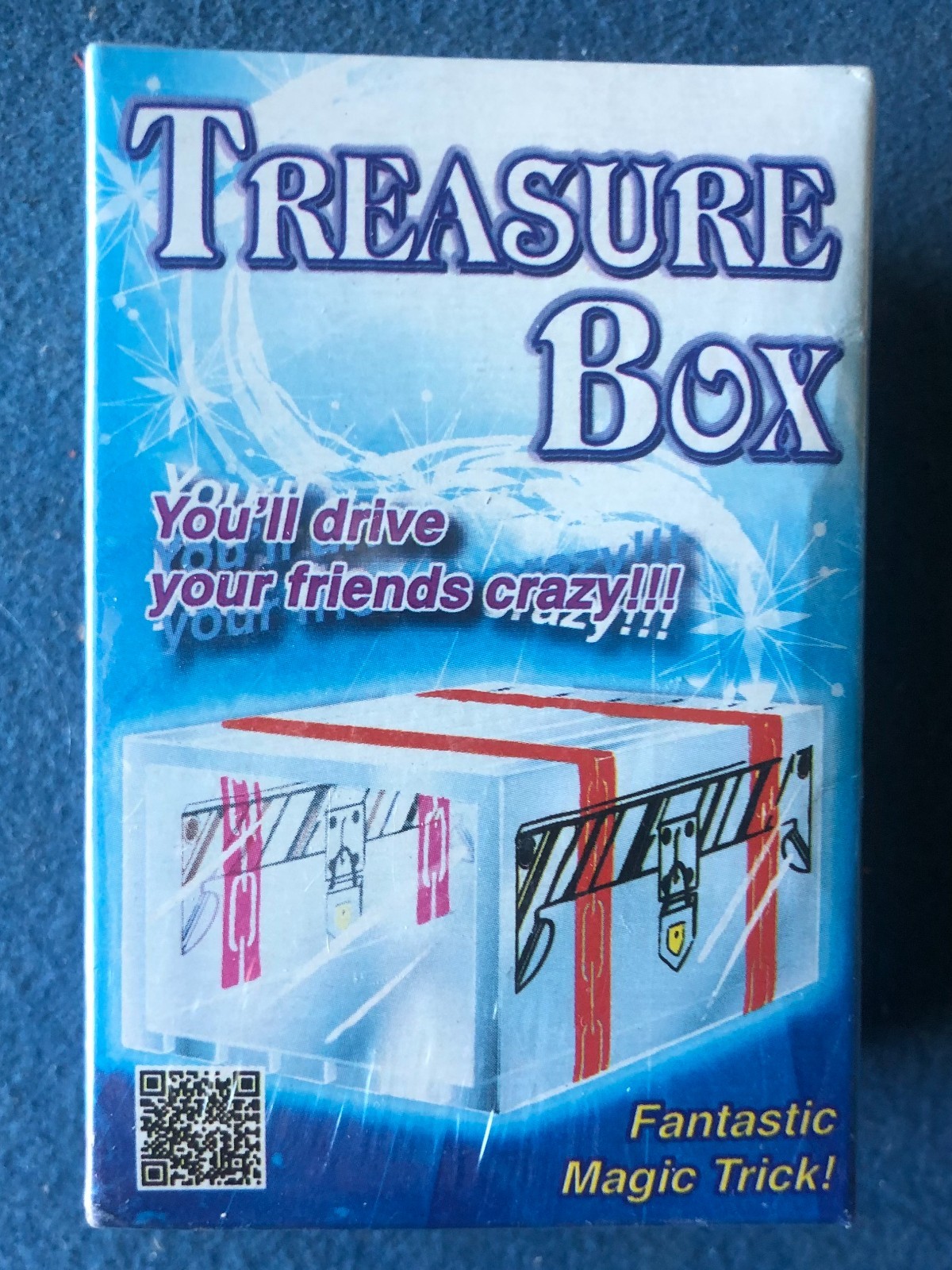 Magic Trick or Puzzle Treasure Box, Can Only Be Opened by You!