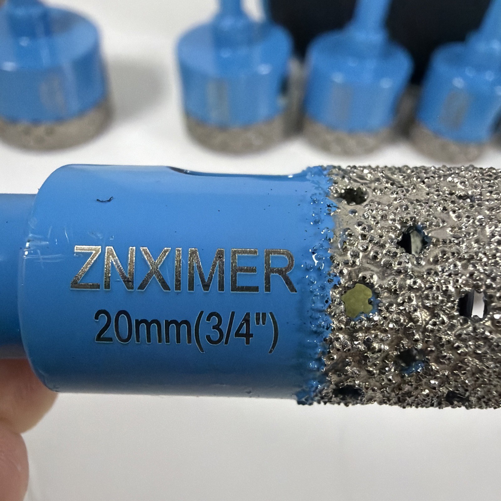ZNXIMER Diamond Tile Drill Bits Set - 10 Piece with Case