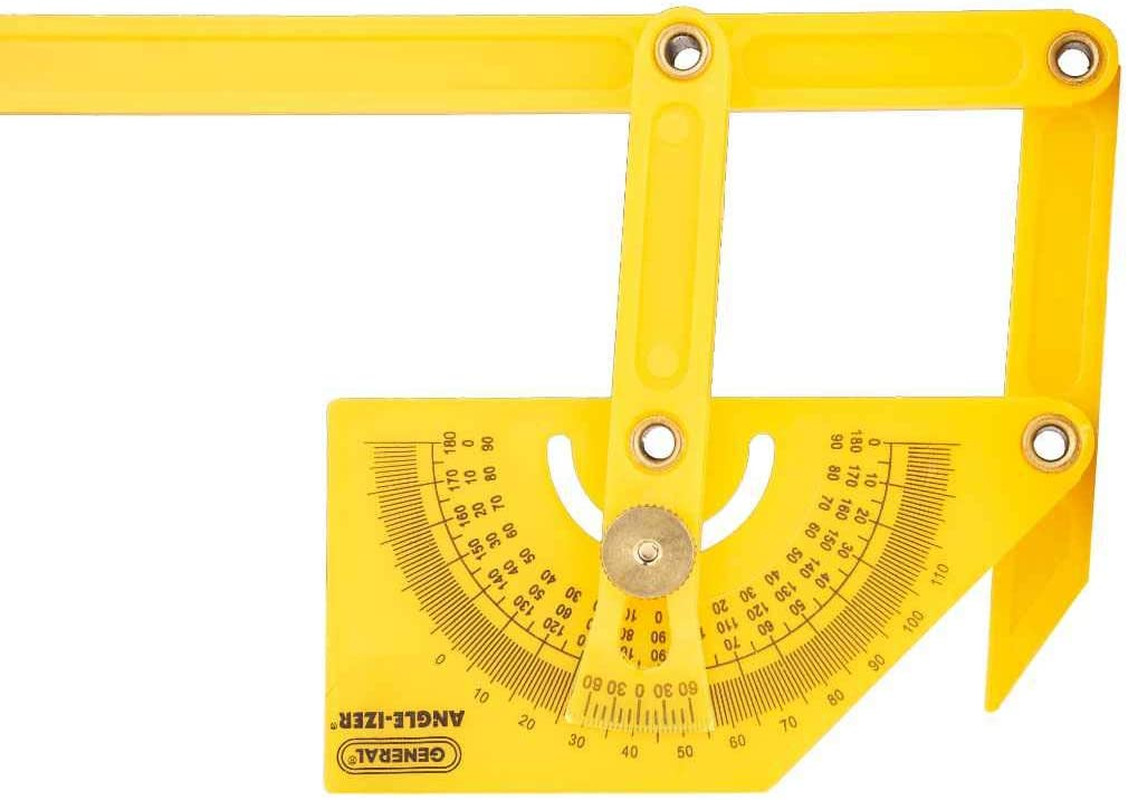 29 Plastic Protractor and Angle Finder, Outside, Inside Sloped Angles 0° to 180°