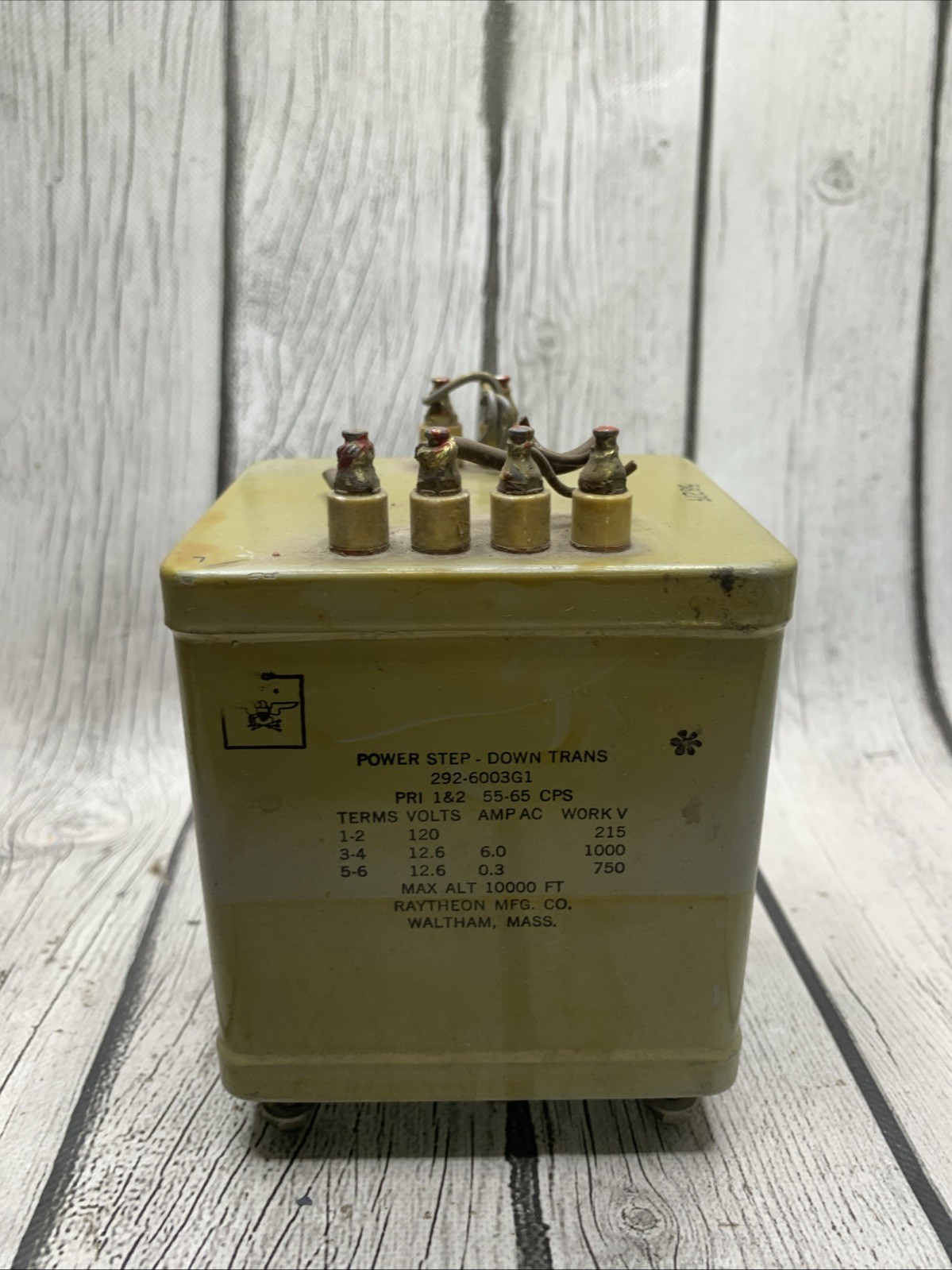 Raytheon Power Transformer 292-6003G1 12.6VCT 6A Tube Amp Project