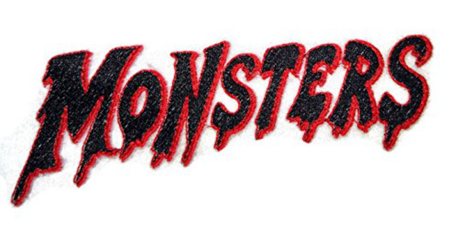 Custom and Unique Happy Halloween [Classic Monster Word] Embroidered Iron on/Sew