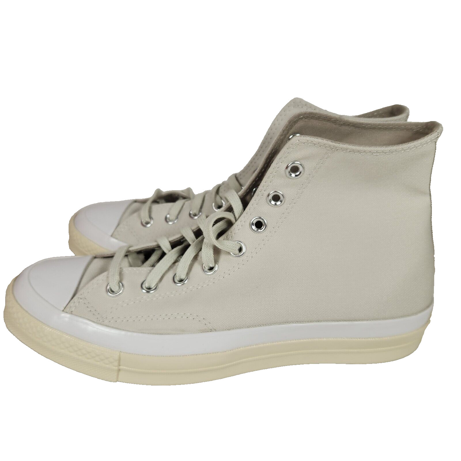 Converse Chuck 70 High Mens Size 9.5 Bone White Off White CTAS  A00727C