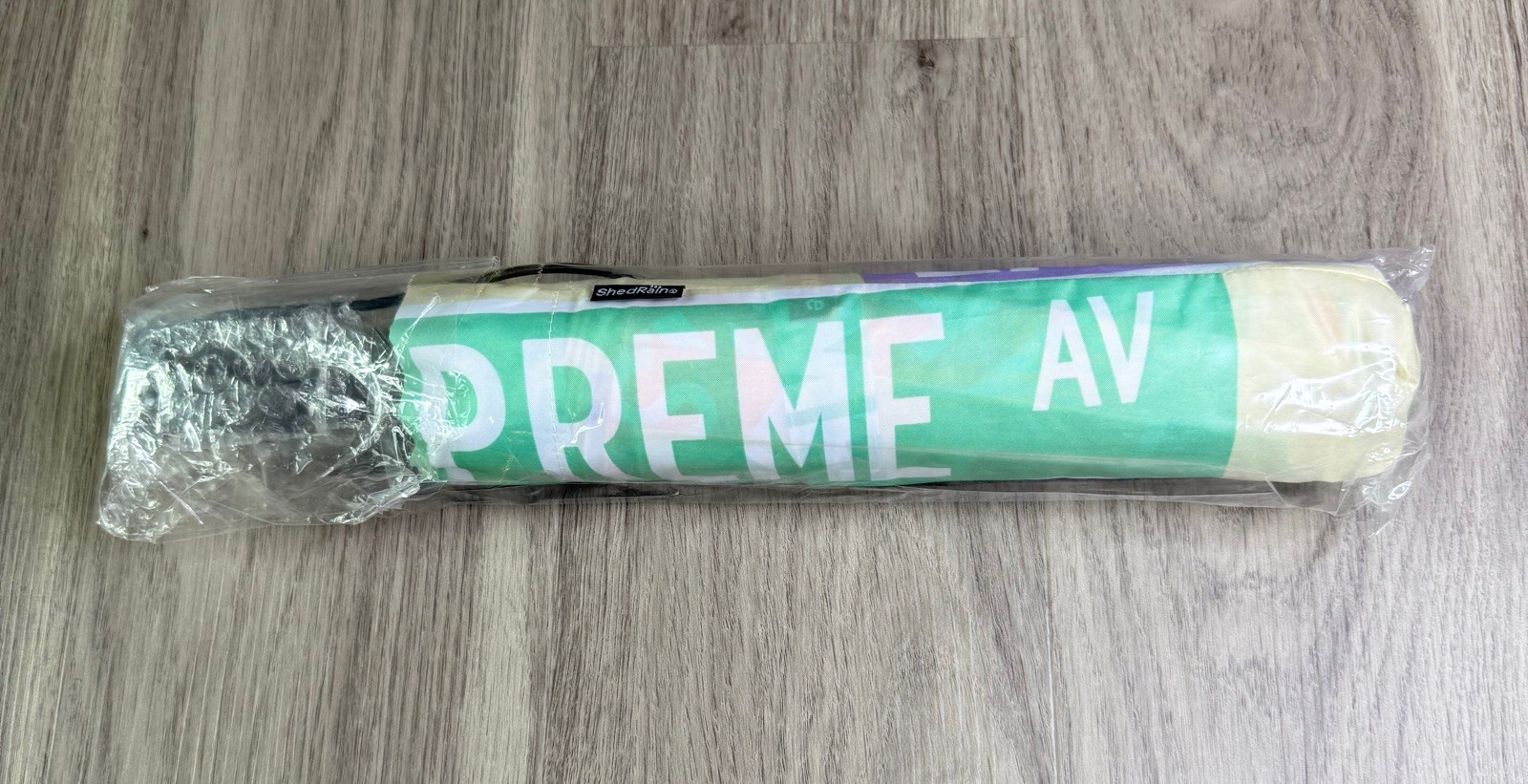 SUPREME x SHEDRAIN Street Signs Umbrella 54” Natural SS21 Brand New